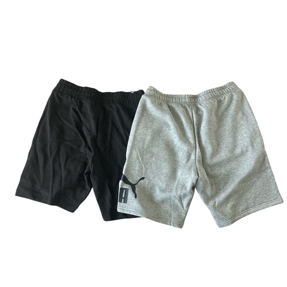 Puma Large Black and Gray Athletic Shorts Casual Comfort - Picture 2 of 6